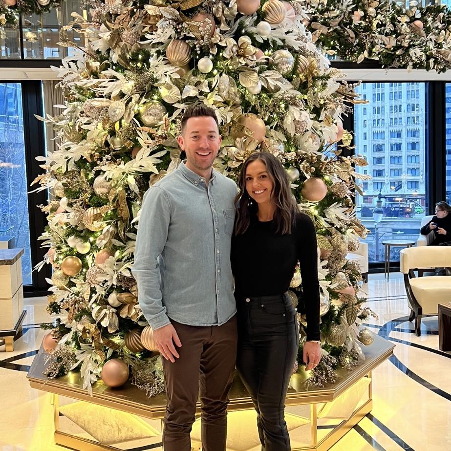 first Christmas together - Langham Hotel, Chicago