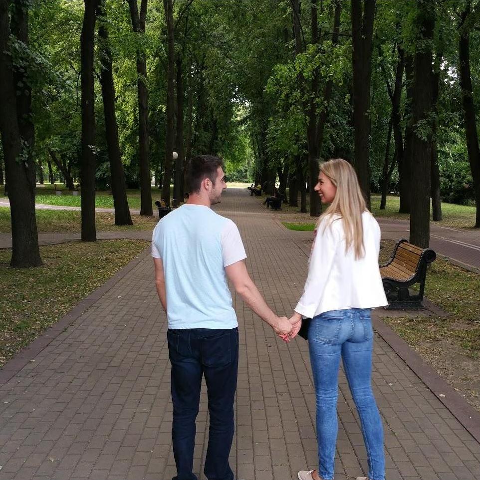 This was not staged (in the Belorussian park)