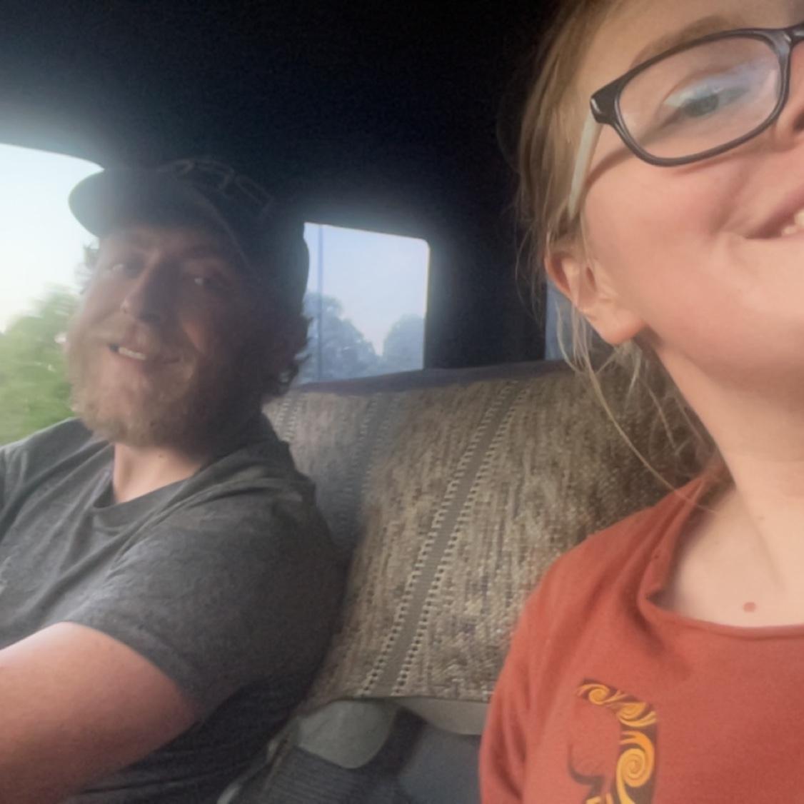 Weekend road trips never stop, neither do Jess’s selfies of us.