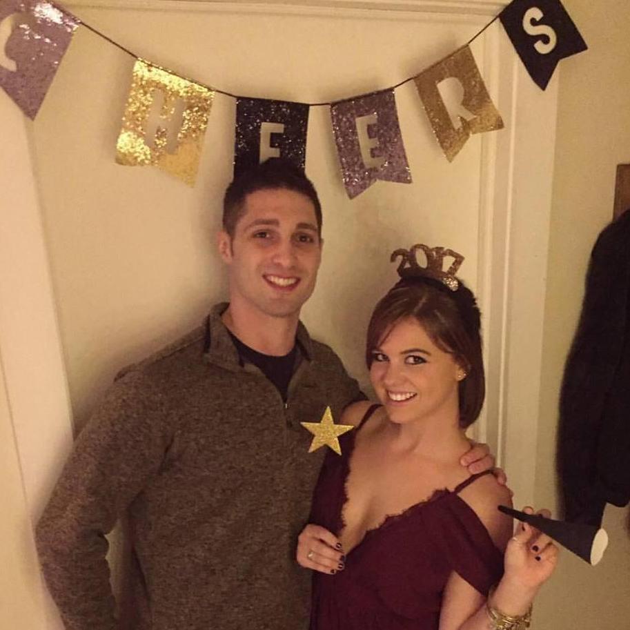 Our first picture together! New Years Eve 2016