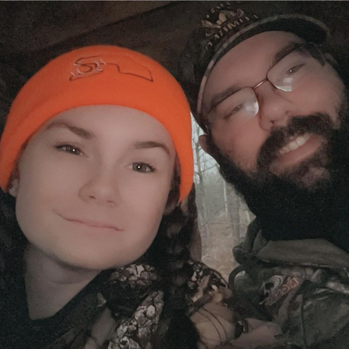 First time we went hunting together. Also my first time hunting ever!