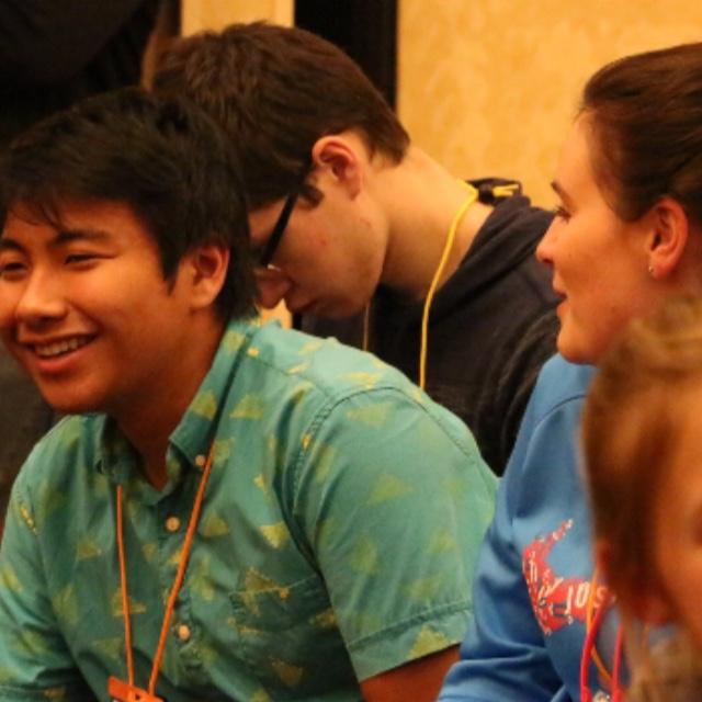 Their first photo from the Western International Band Clinic in November 2016. They started officially dating the following January!
