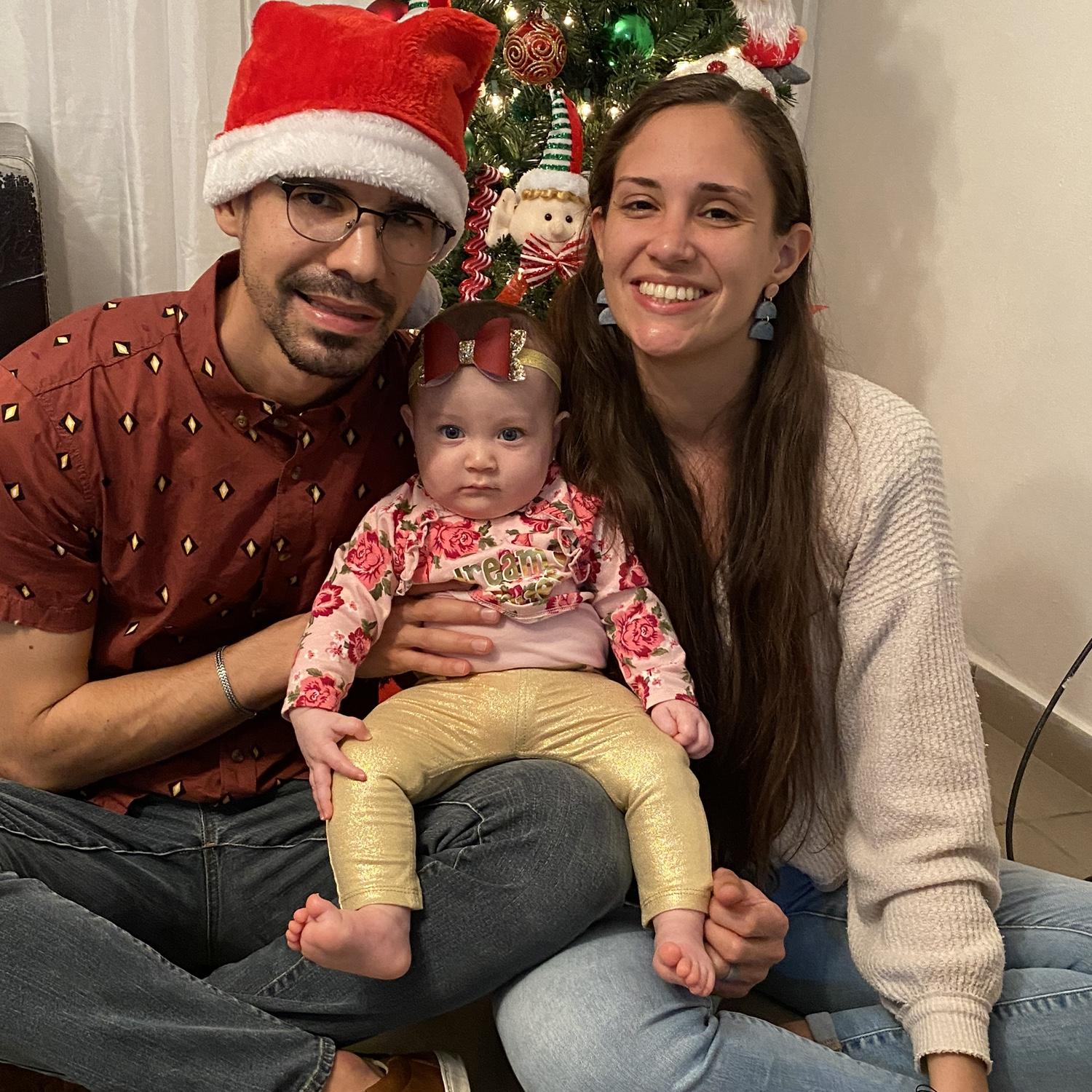 primera navidad de la ahijada de Danny