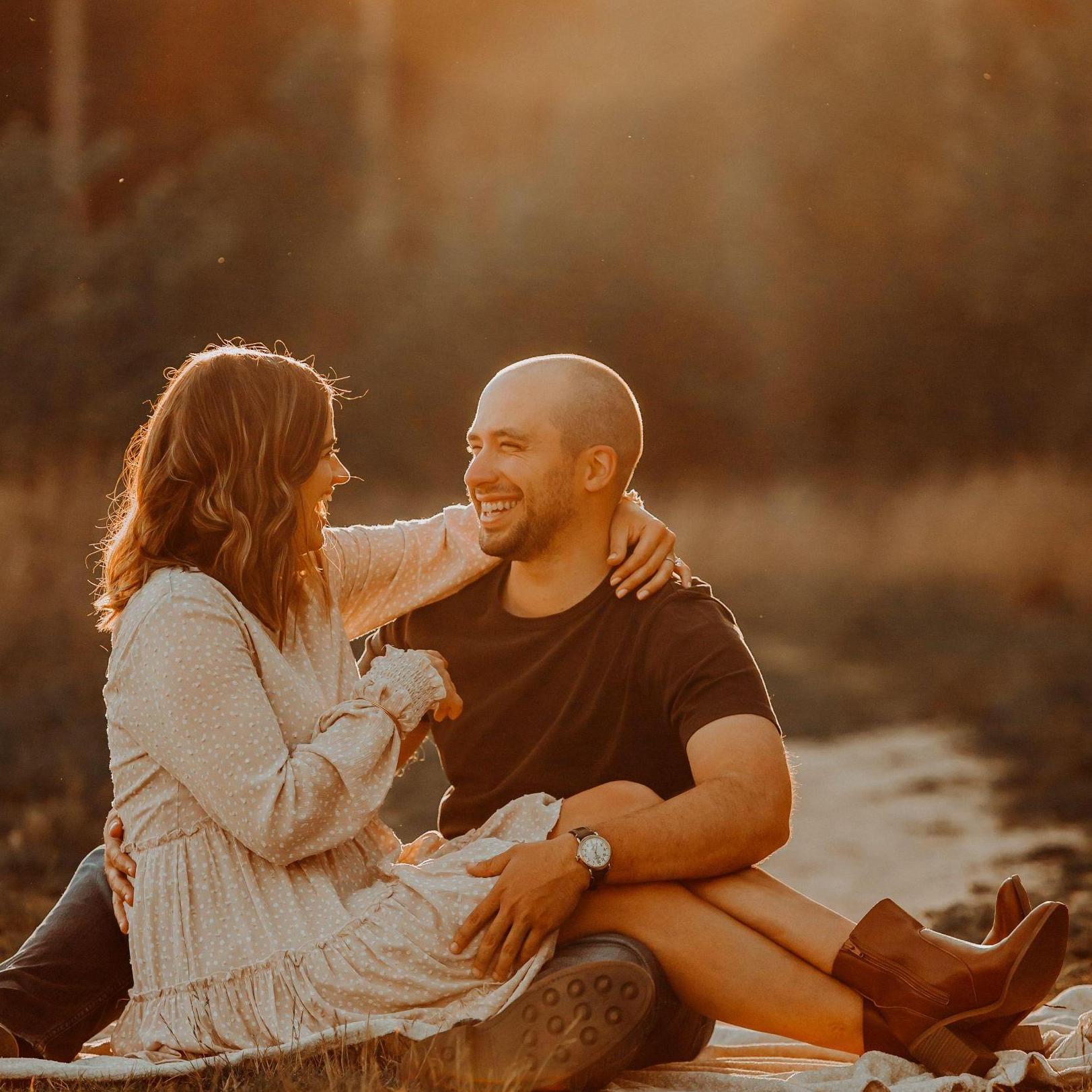 Engagement pictures at Riley Trails in Holland, MI 2021