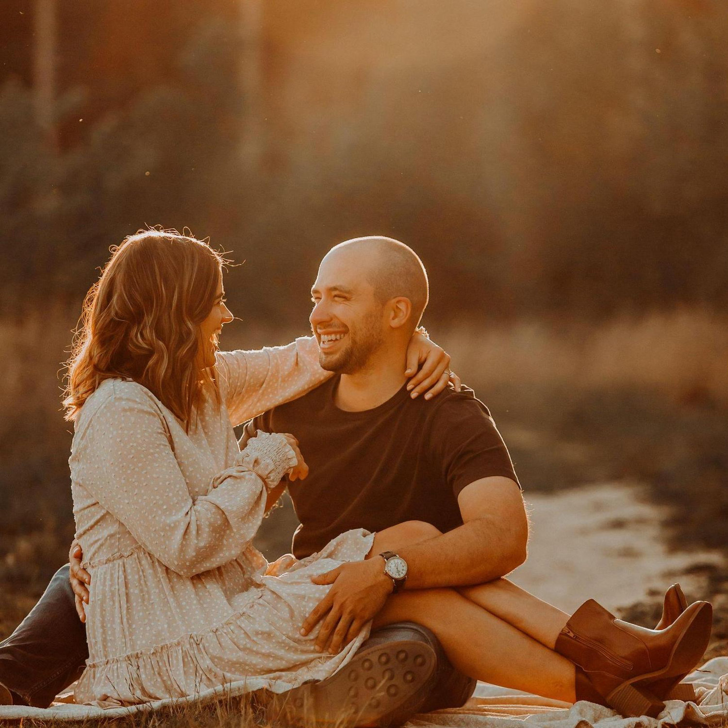 Engagement pictures at Riley Trails in Holland, MI 2021