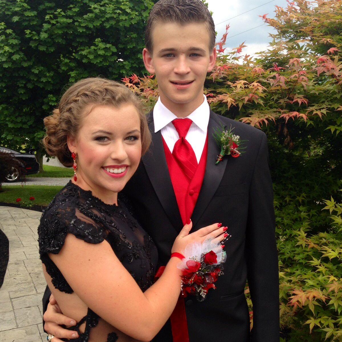 The start of our forever.🤍 Nathan's junior prom.