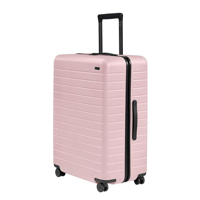 Away Large Checked Luggage, 29 Inch Hardside Suitcase with Spinner Wheels, Lightweight & Durable, TSA Lock, Blush Pink