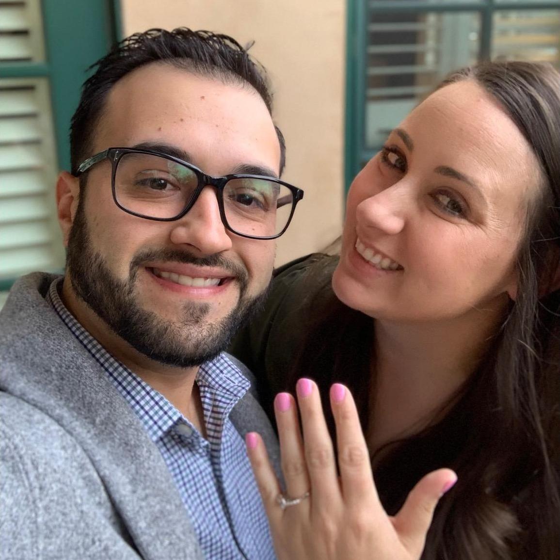 The day we got engaged!