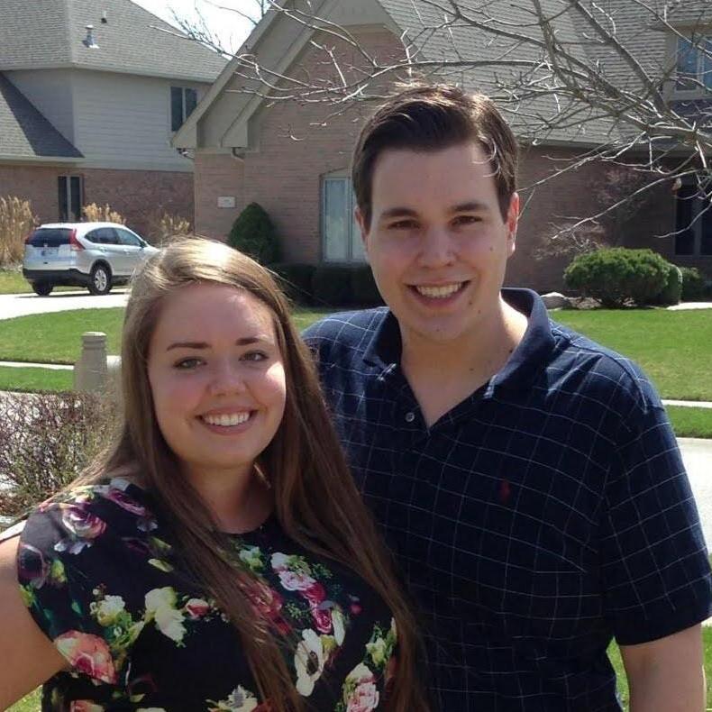 Our first picture together, Easter 2015.