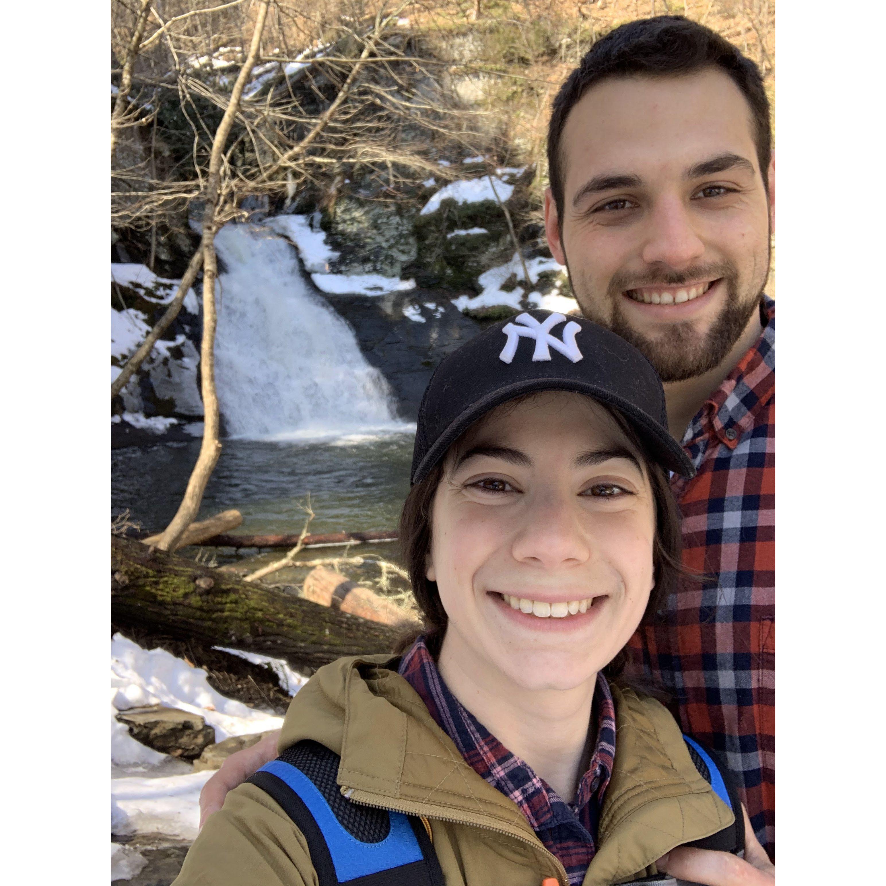 Hiking in Bushkill, PA!