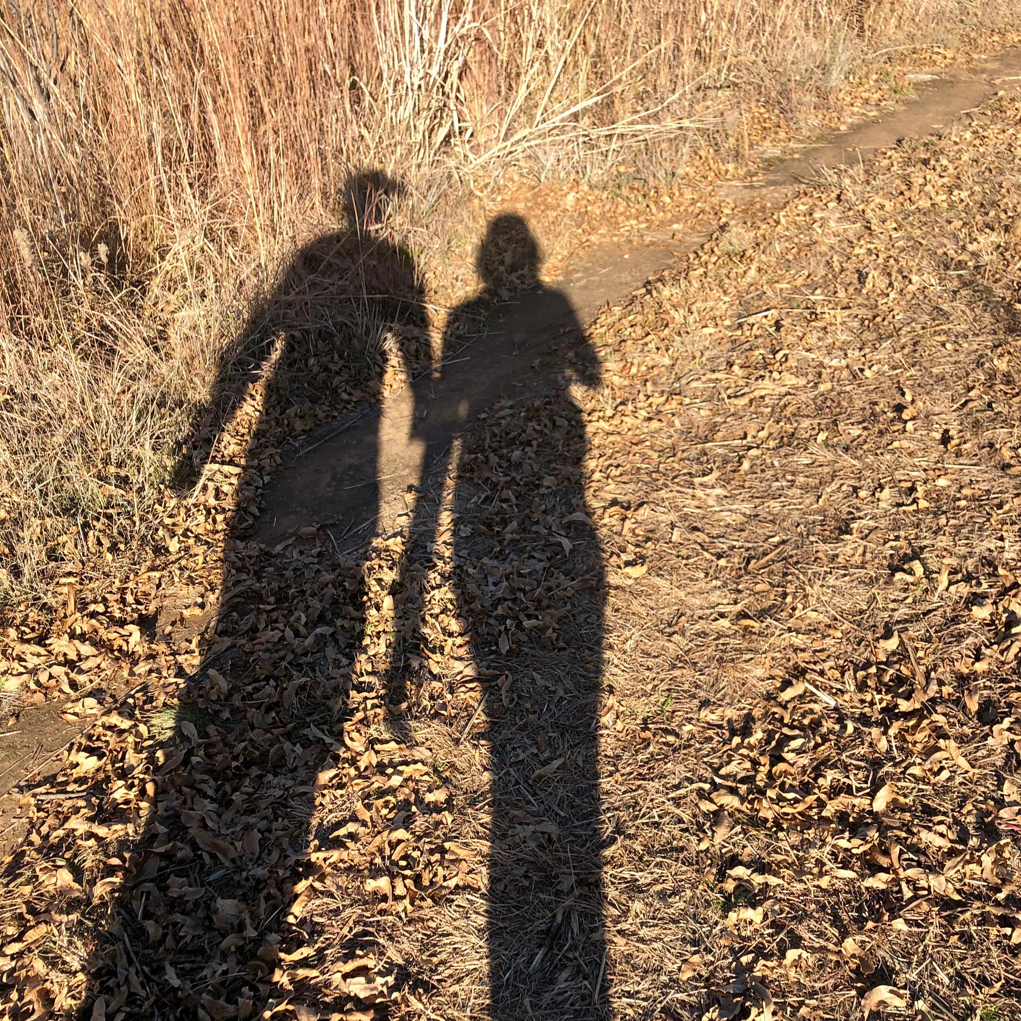 We love to go hiking together. Here we are enjoying a local nature preserve.