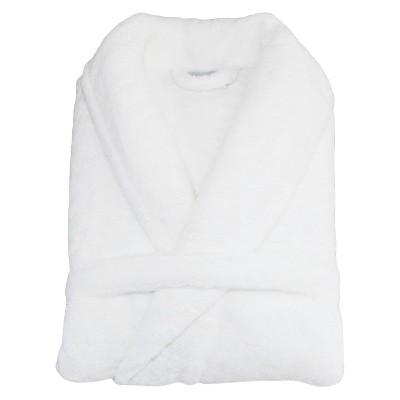 Super Plush Bathrobe Linum Home - White (Small/Medium)