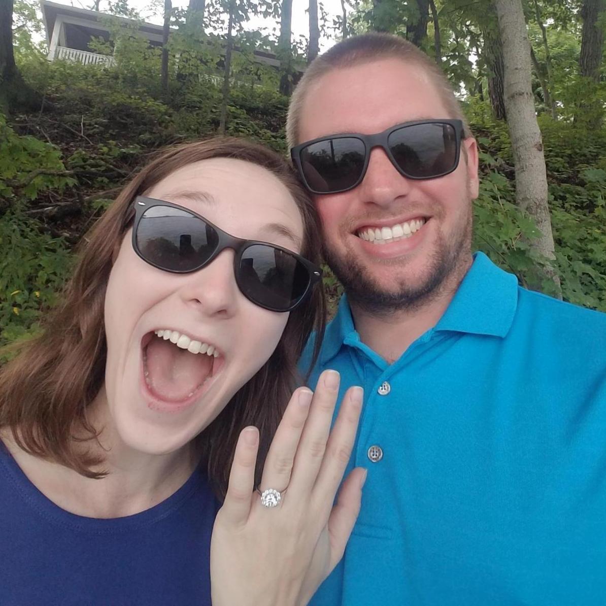 Engagement selfie!
Lake Geneva, WI
September 2018