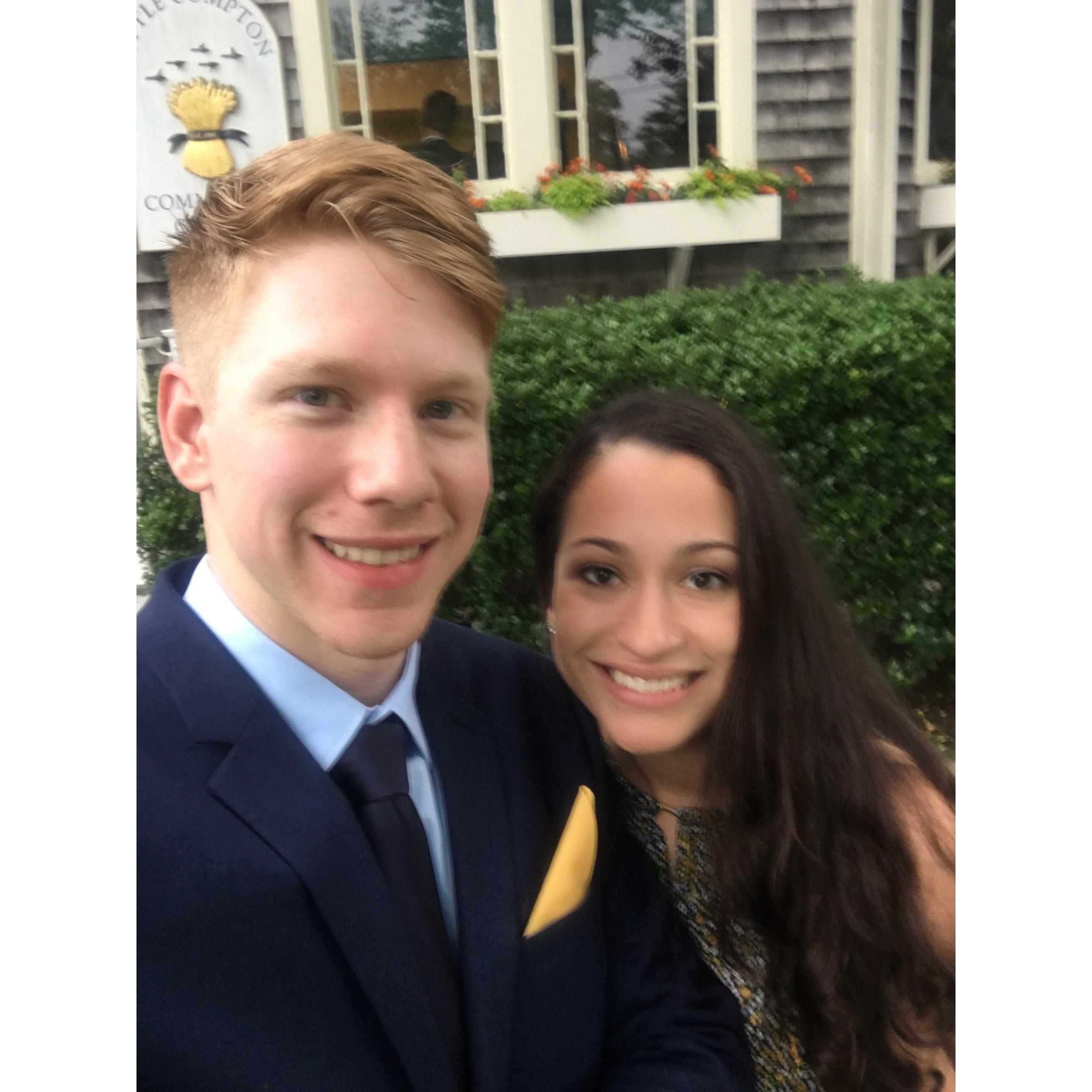 All dressed up for a wedding in RI
