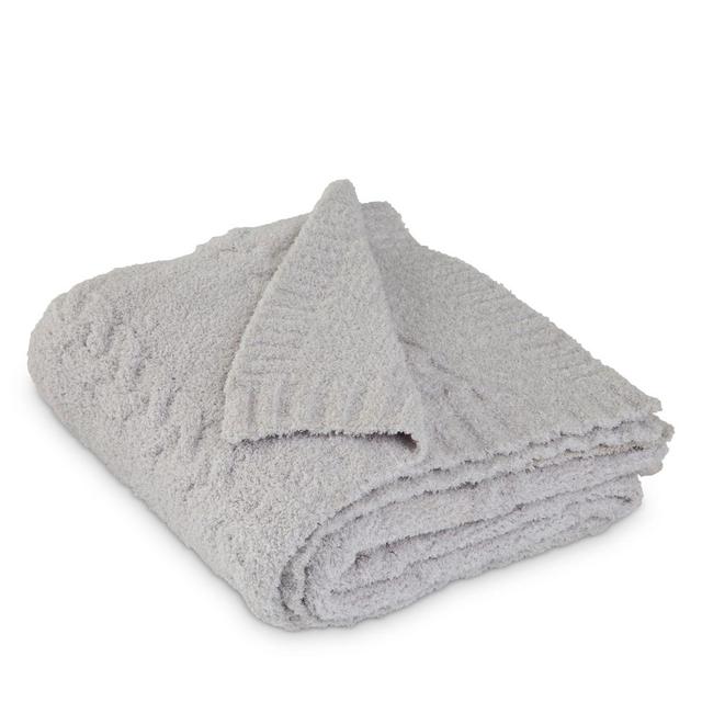 BAREFOOT DREAMS CozyChic Heathered Cable Blanket