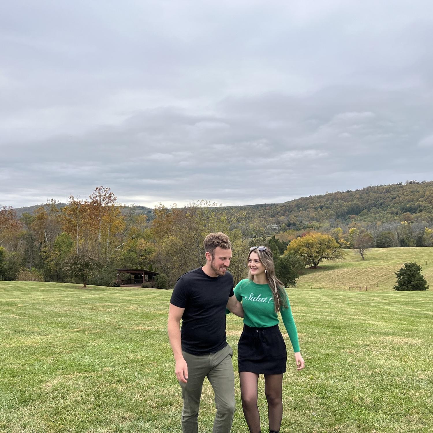 Our first trip to Aaron's happy place, Charlottesville, VA, October, 2022.