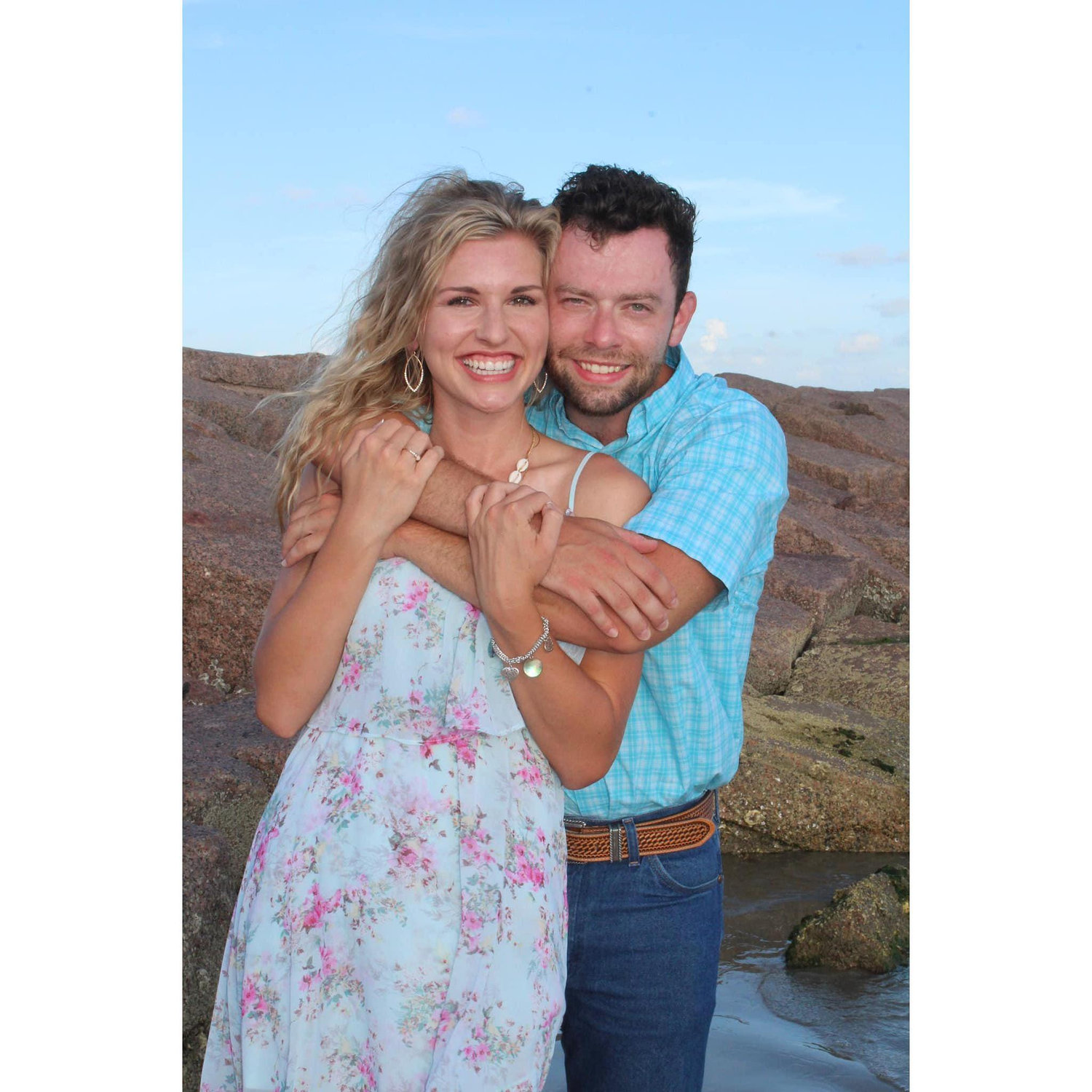 Matthew and I took some beautiful and romantic pictures at the Galveston beach during the summer on a trip with my family.
