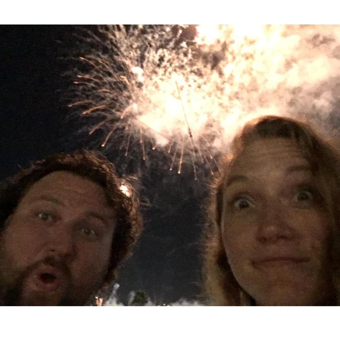 Fingers-crossed there will be fireworks at our wedding. We love fireworks!!