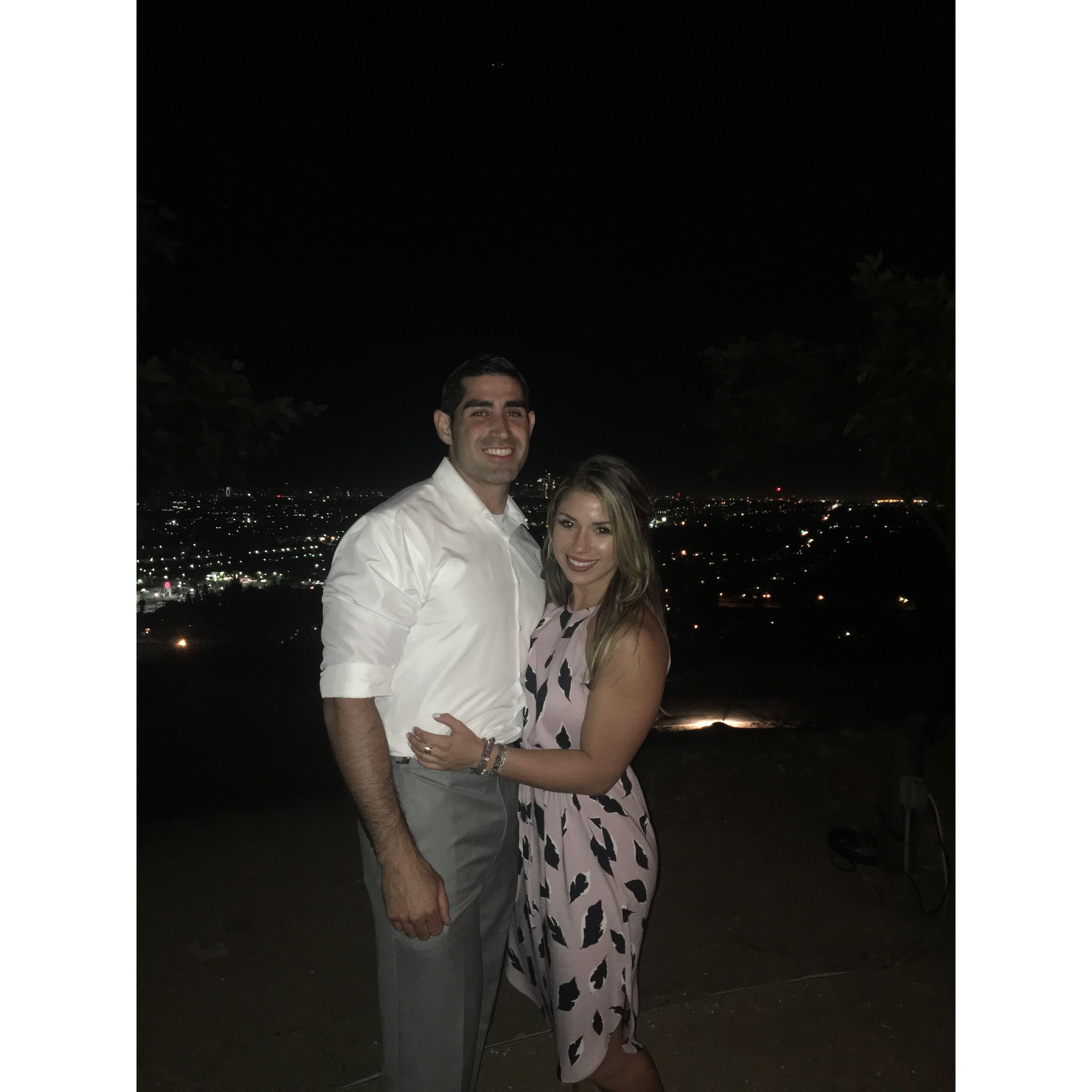 Our first wedding together