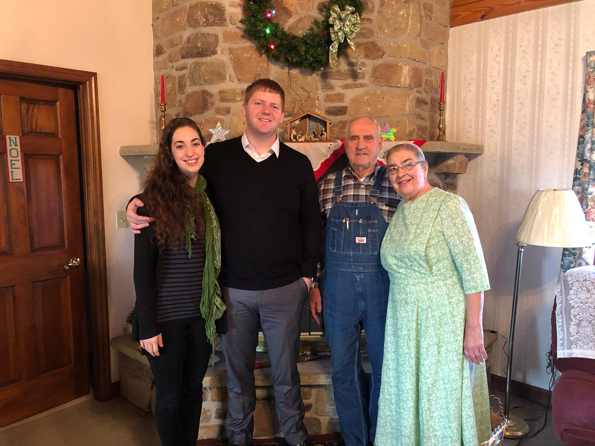 Photo with my grandparent on my Dad’s side
