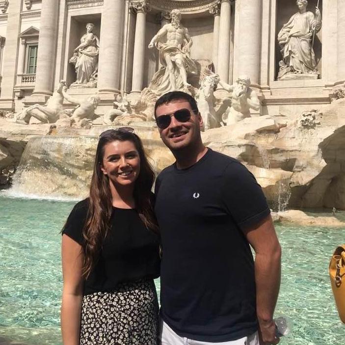 A few hours before Sam proposed to me...little did I know!