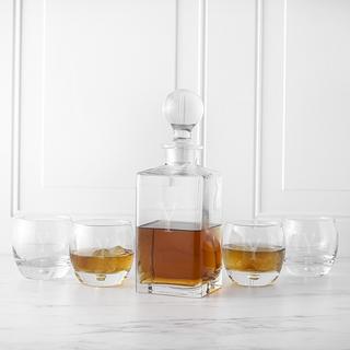 Personalized Square 5-Piece Decanter Set