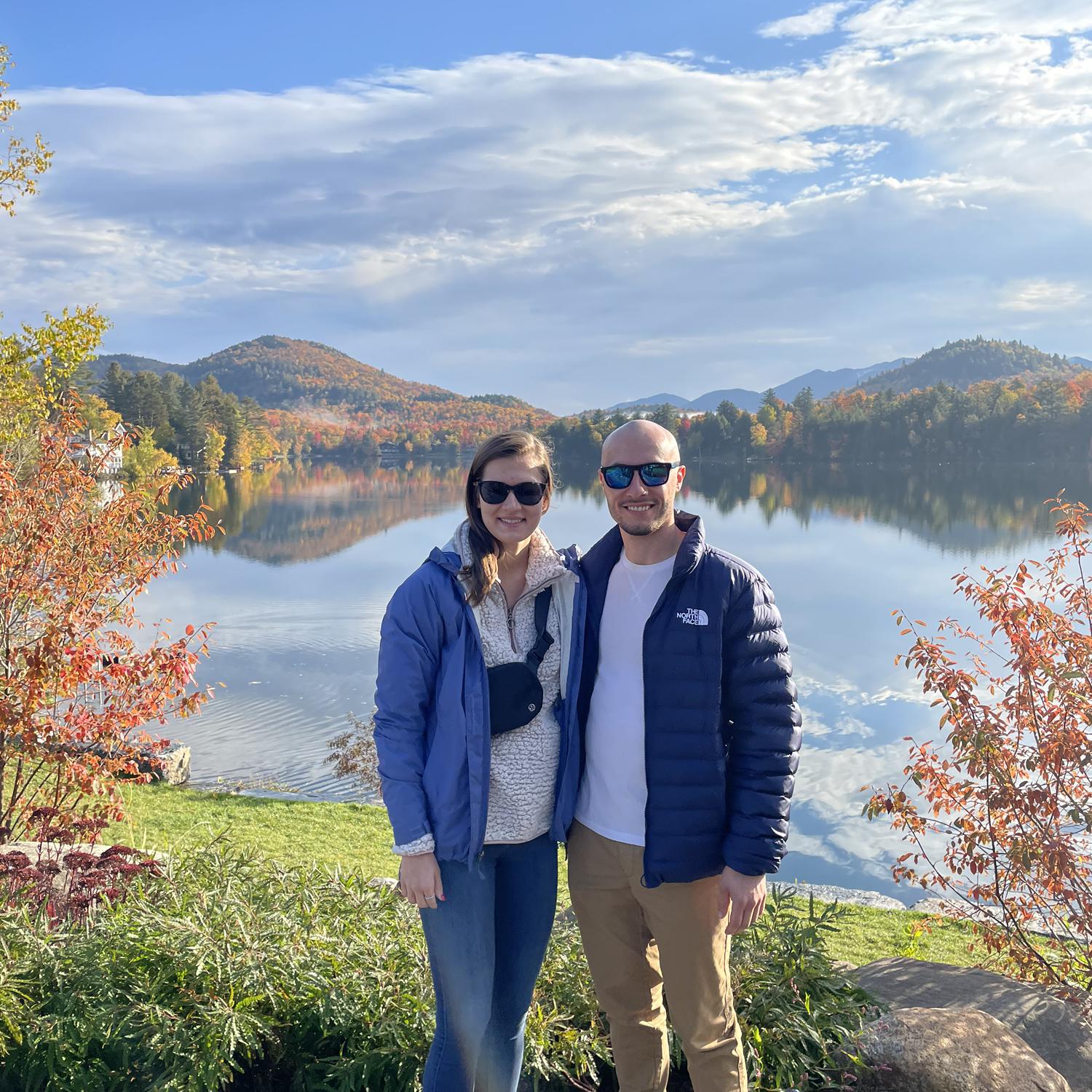 Mirror Lake in Lake Placid