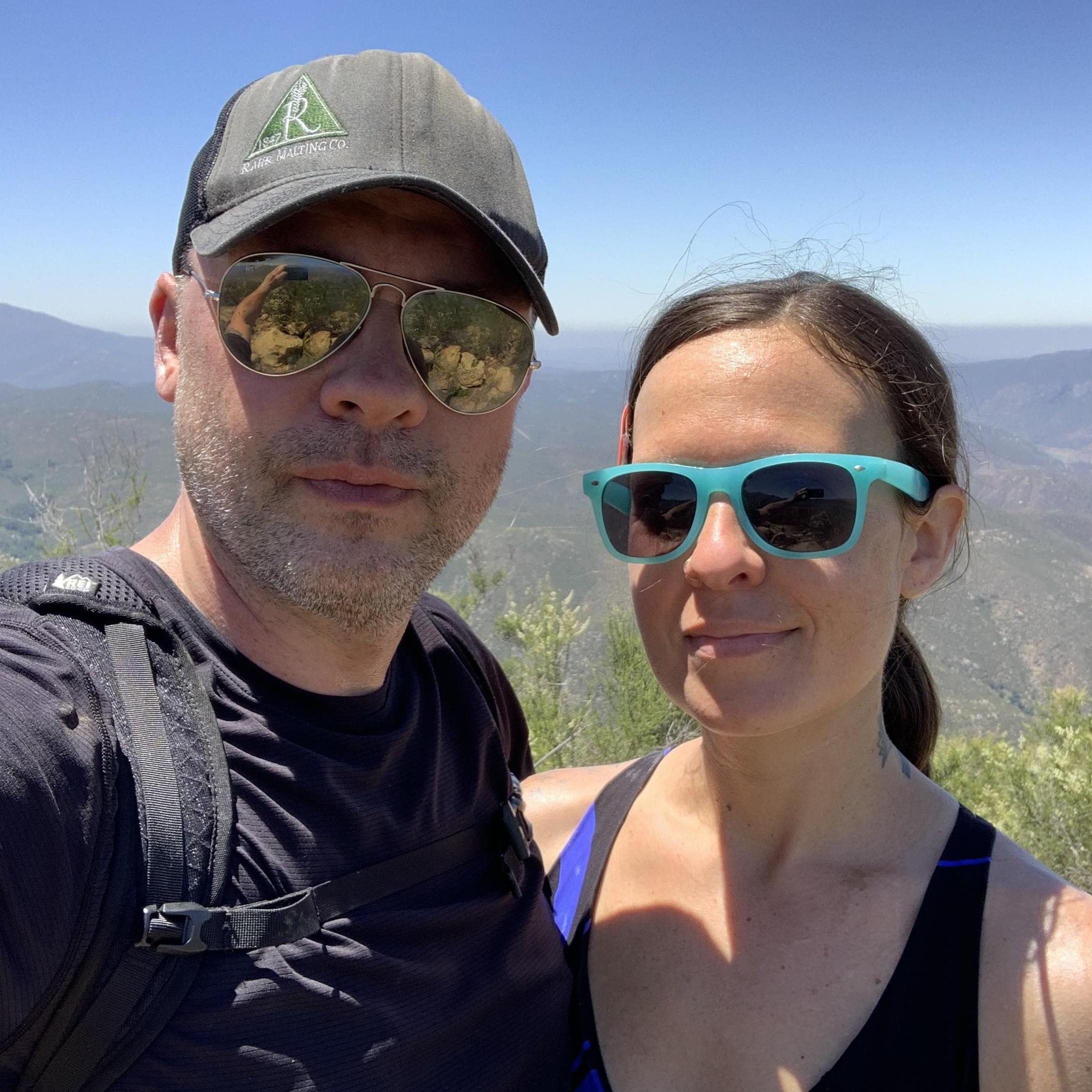 Eagle Peak trail in southern CA. We said a few swears on this hike but it was worth it for the views at the top!