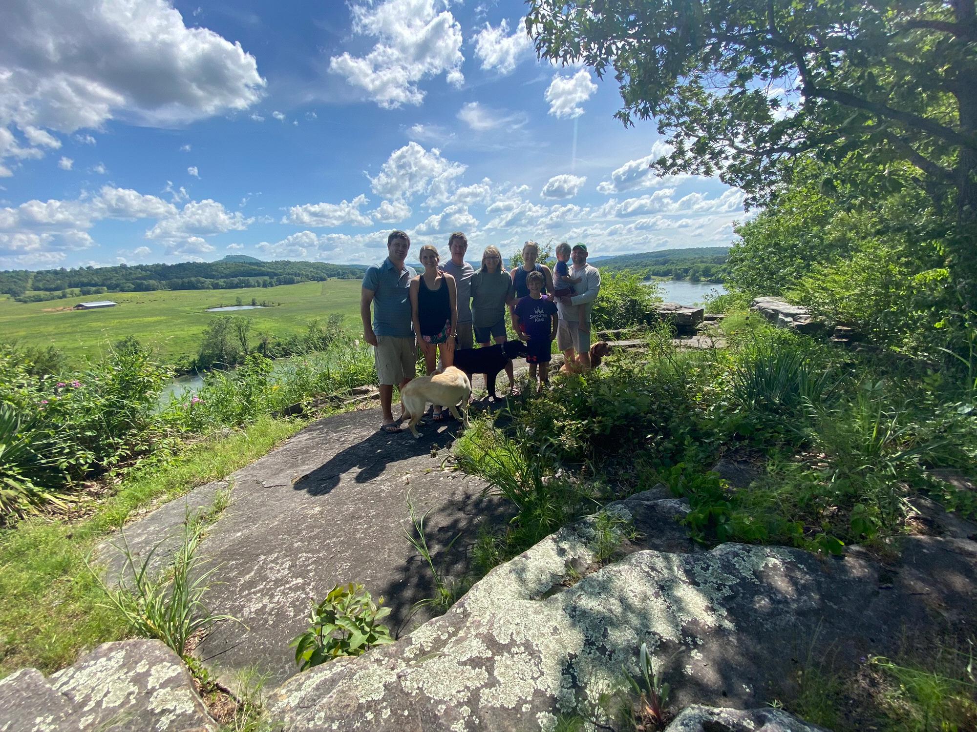 Calico Rock, AR is our happy place with the Middlekauff family