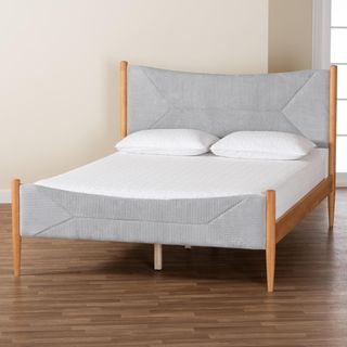 Taylin Mid-Century Wood Queen Bed