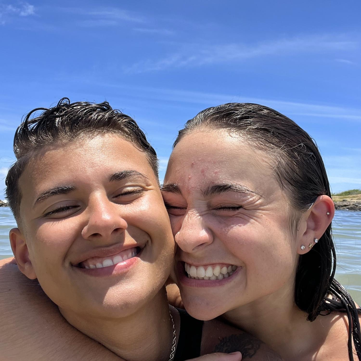 Our first picture as more than friends (: