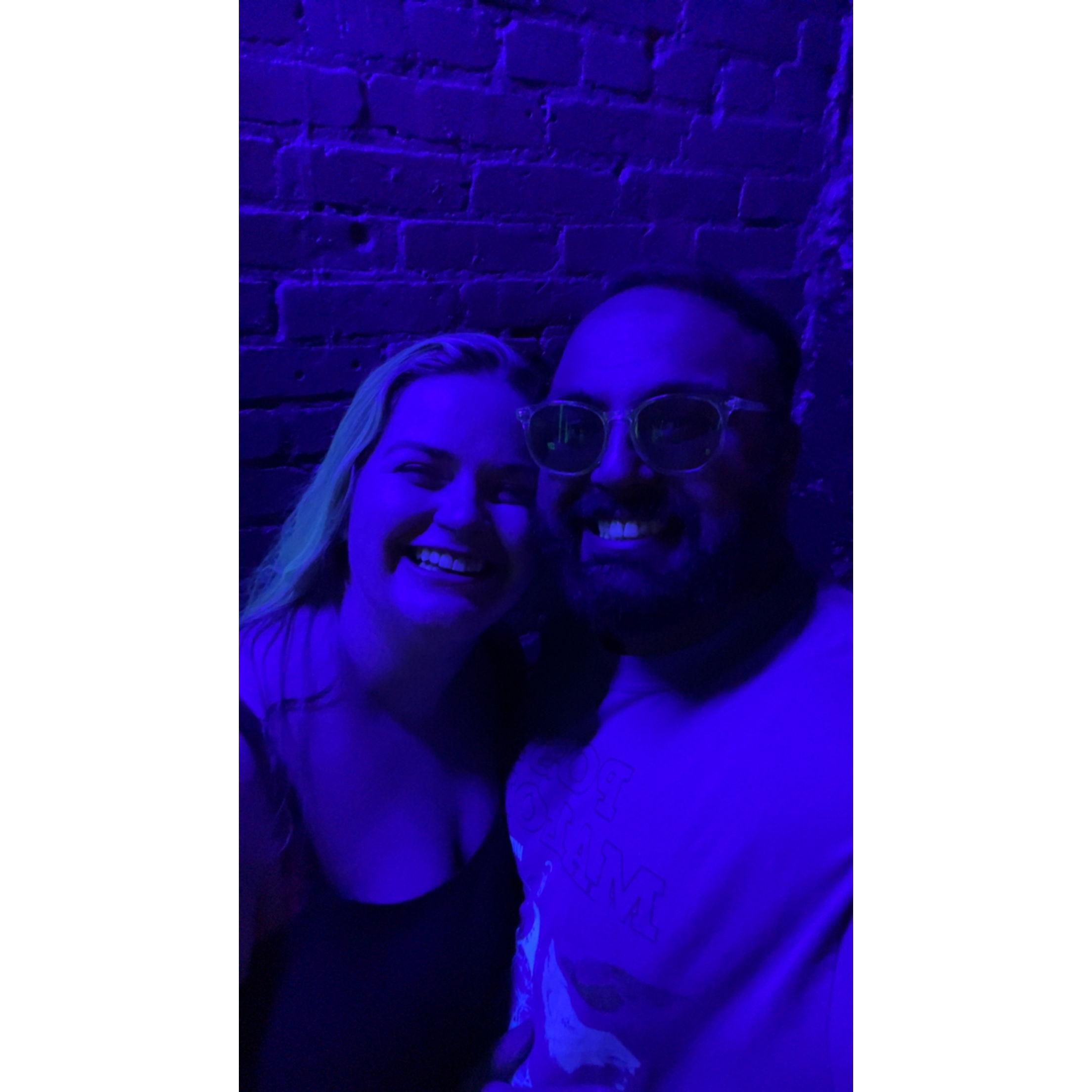 Dancing in DC after purchasing our wedding rings and celebrating that we’re just 3 months away from the Big Day!!!!!