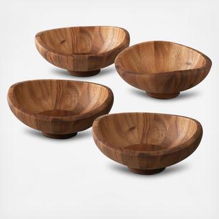 Butterfly Salad Bowl, Set of 4