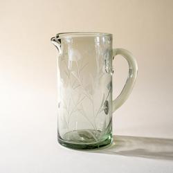 East Fork Pottery Etched Thistle Pitcher