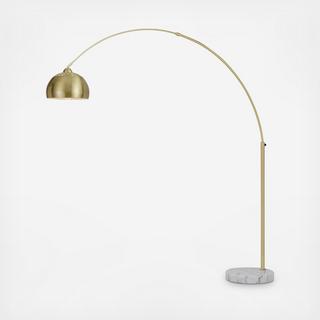 Orb Floor Lamp with Metal Globe