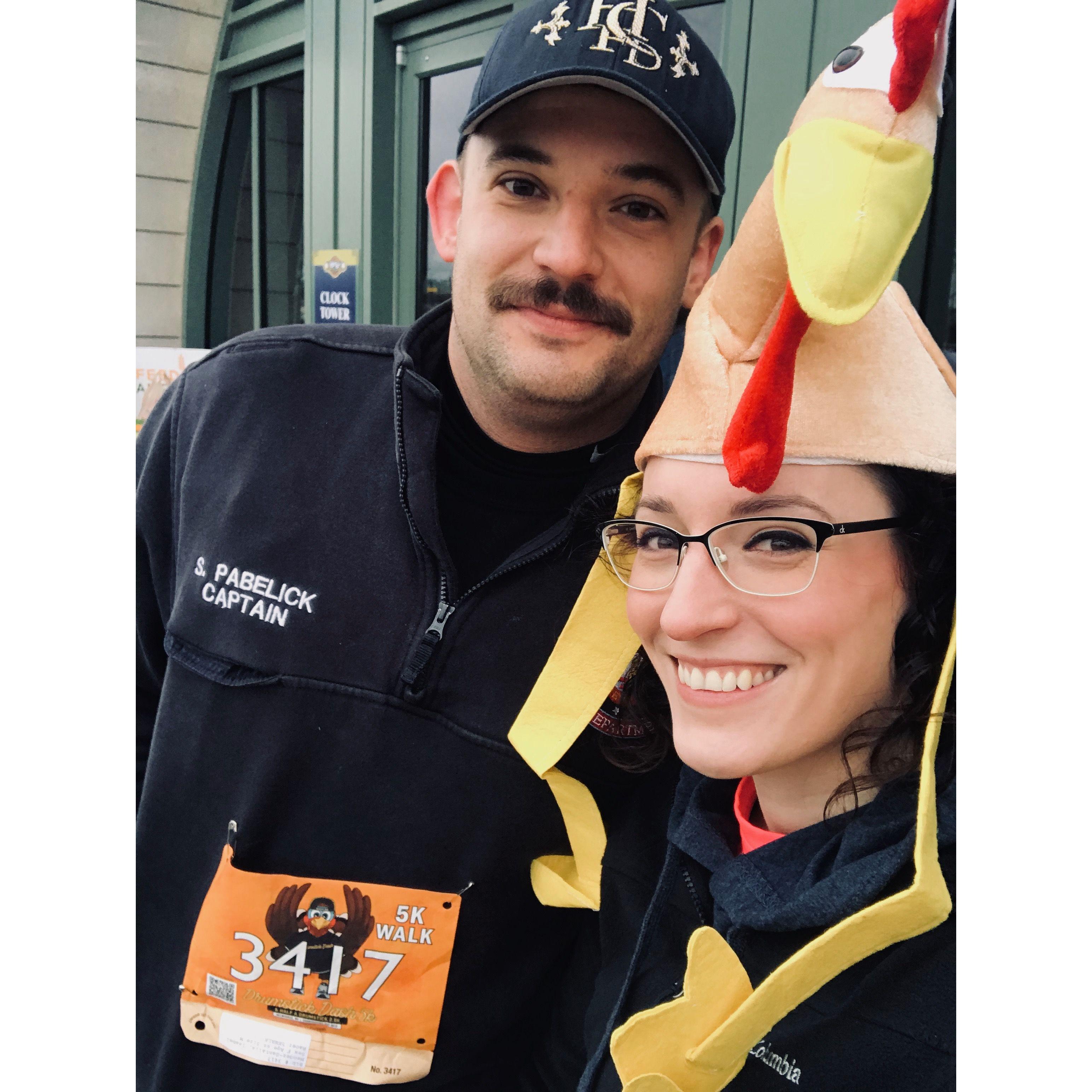Crushing ‘no-shave Nov’ and The Turkey Trot!