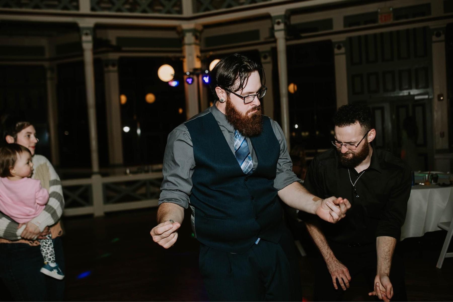 Ron and Sarah’s Wedding.
He always brings energy to the dance floor and I love watching him put people to shame for me. Our first wedding and our first fight. Definitely one for the books!