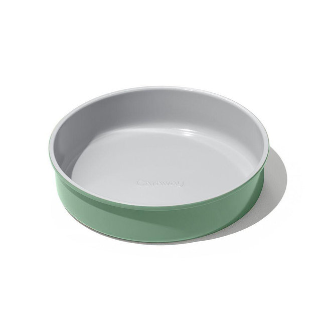Caraway Non-Stick Ceramic Round Pan, Sage