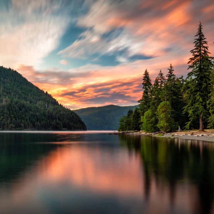 The beautiful Lake Crescent!