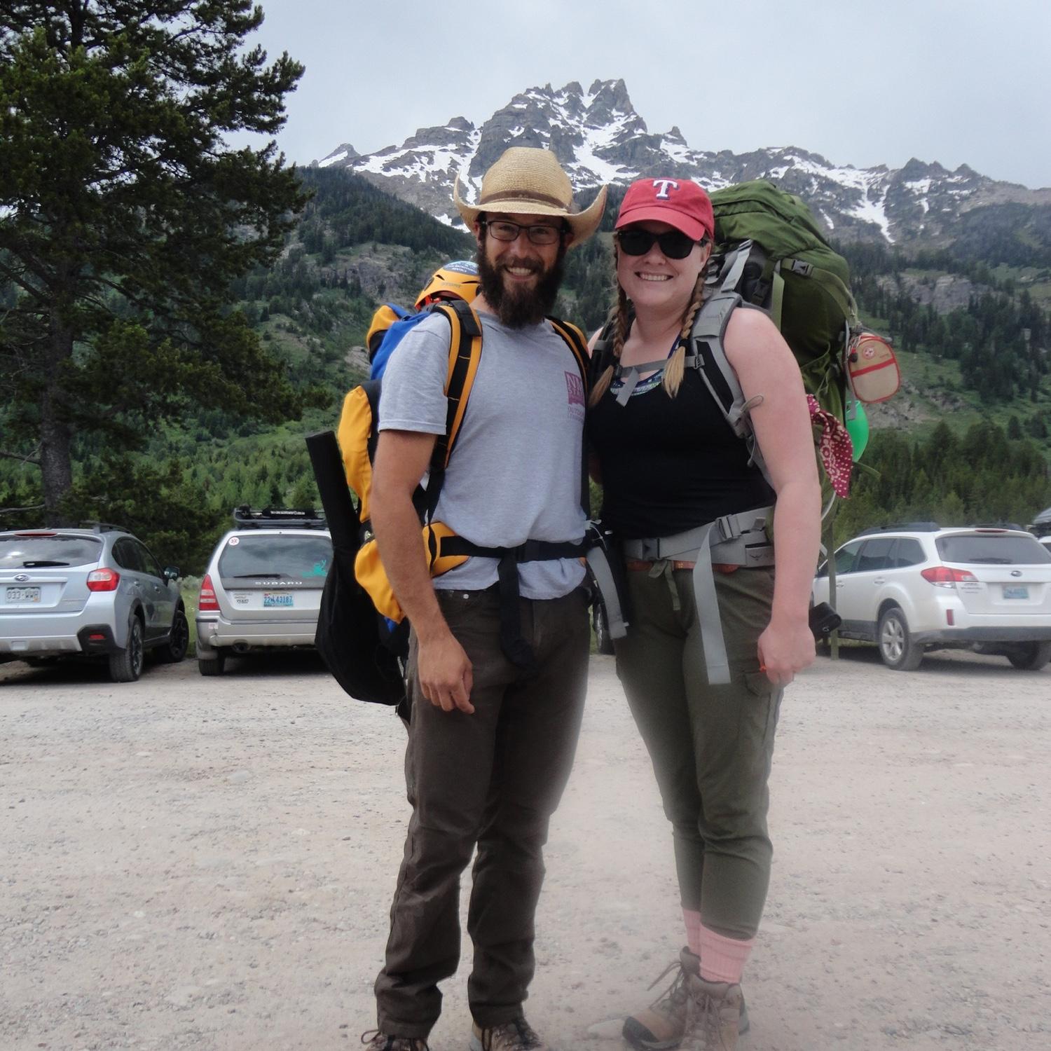 Kelly and Lane backpacked the Middle Teton on July 4th, 2017. They then continued on to Yellowstone National Park's Heart Lake afterwards. Kelly's first time backpacking!