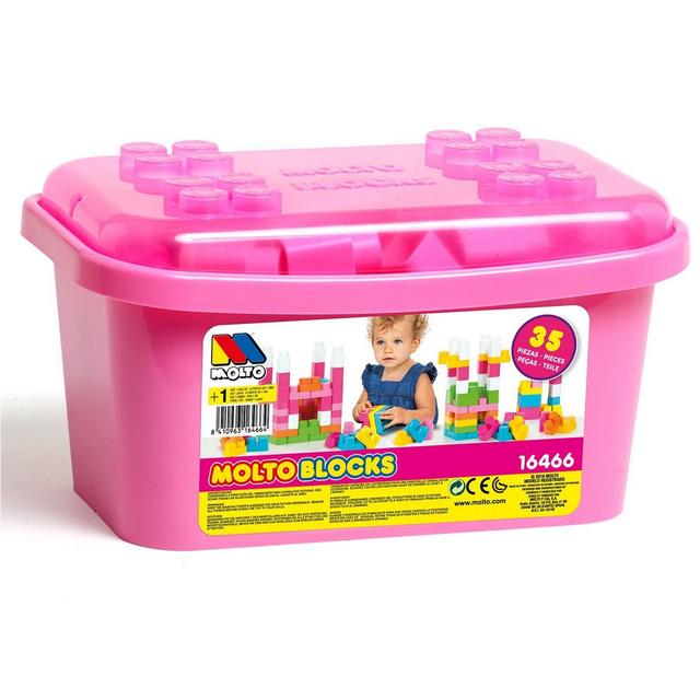 Molto - 35 Piece Blocks Box-pink