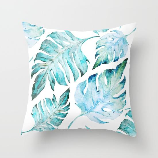 Tropical Throw Pillow