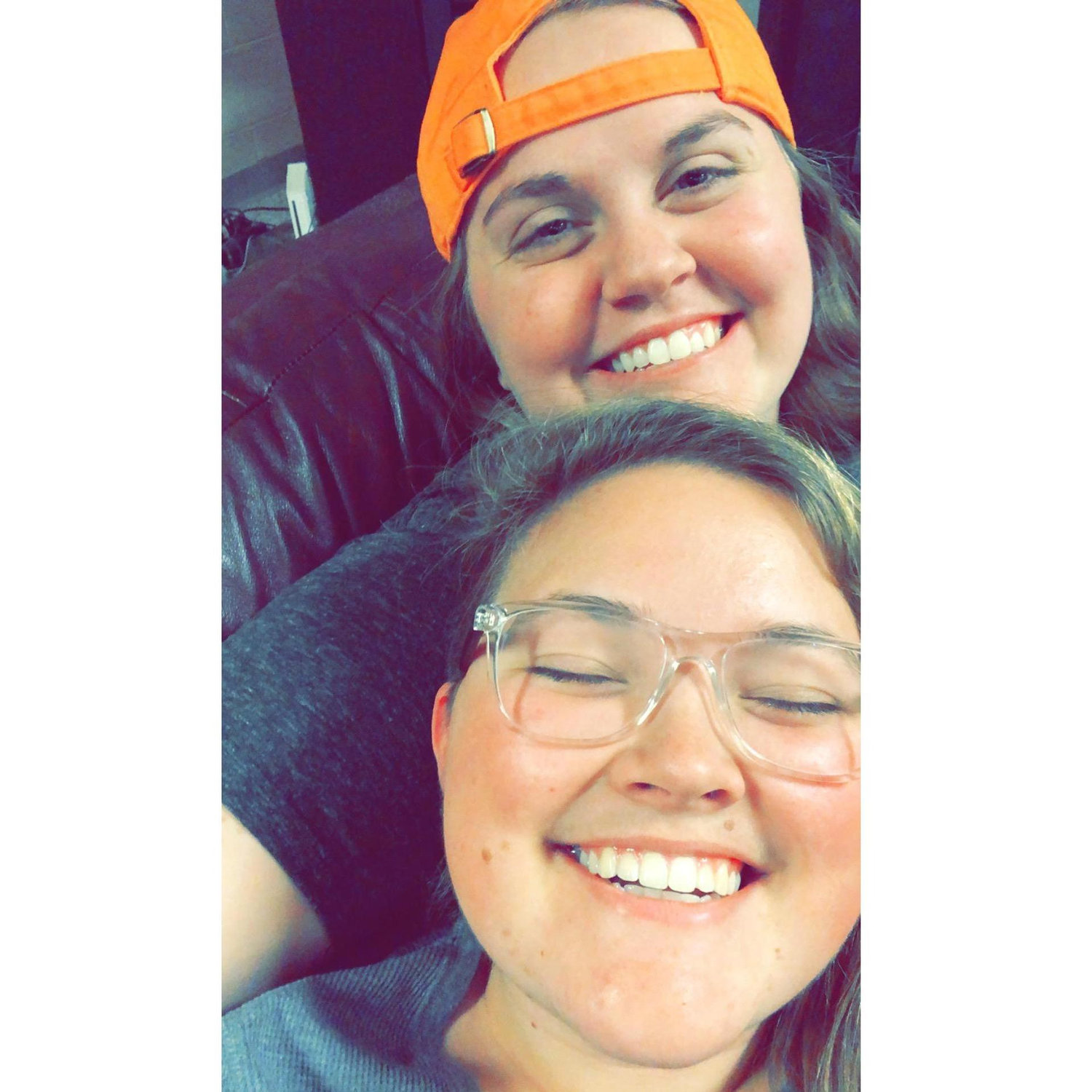 Our first photo together.