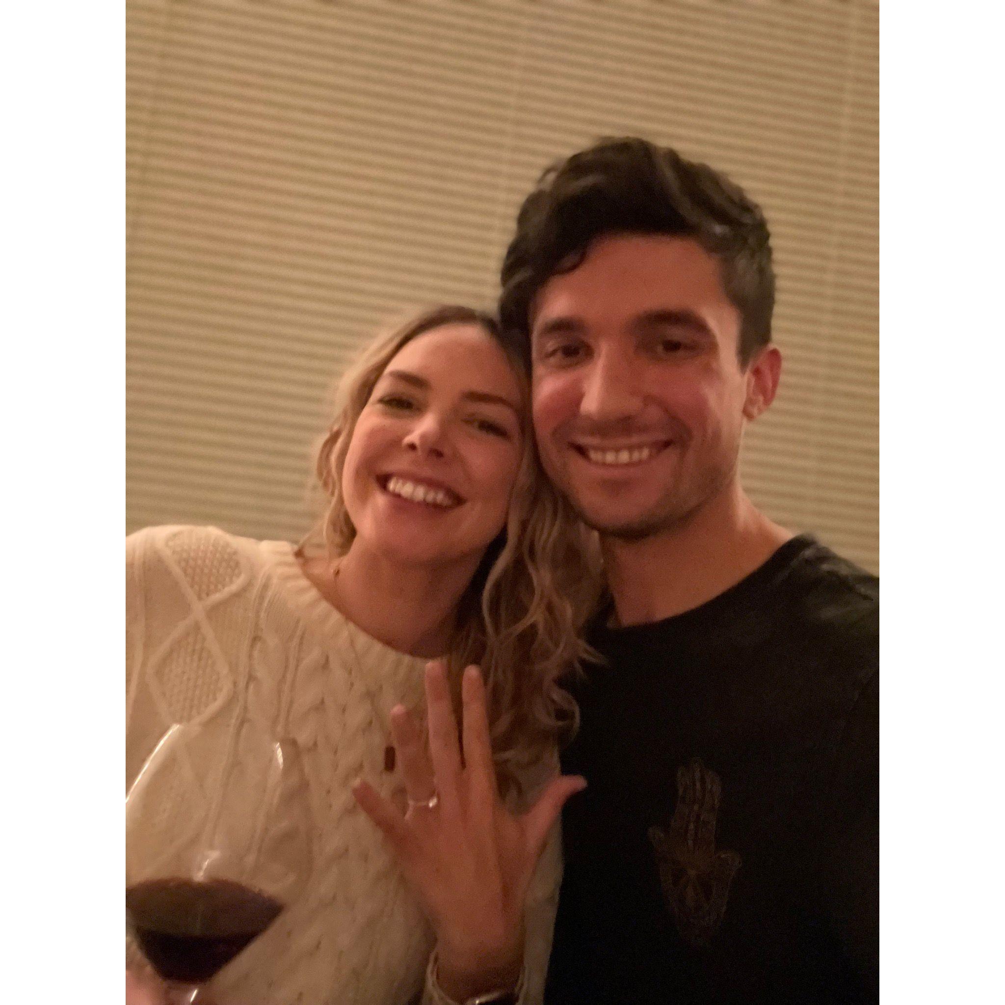 The night Bradley proposed