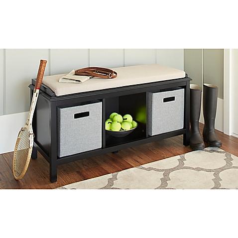 Chatham House Baldwin Entryway Bench in Black