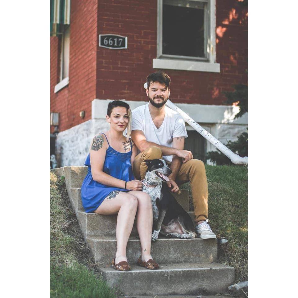 Our first professional pictures done after 1 year of living in St. Louis.