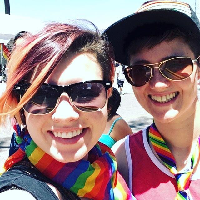 At Pride in 2017