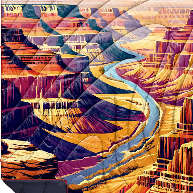 Rumpl Original Puffy Blanket - Grand Canyon