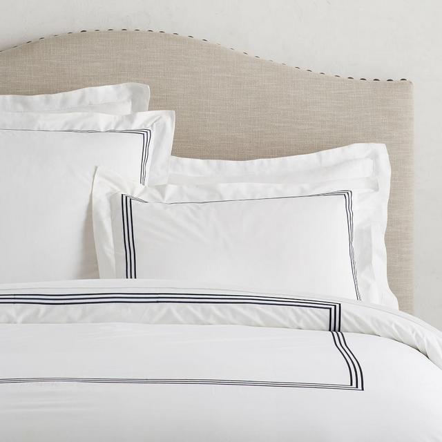 Grand Organic Duvet Cover, King/Cal. King, Midnight