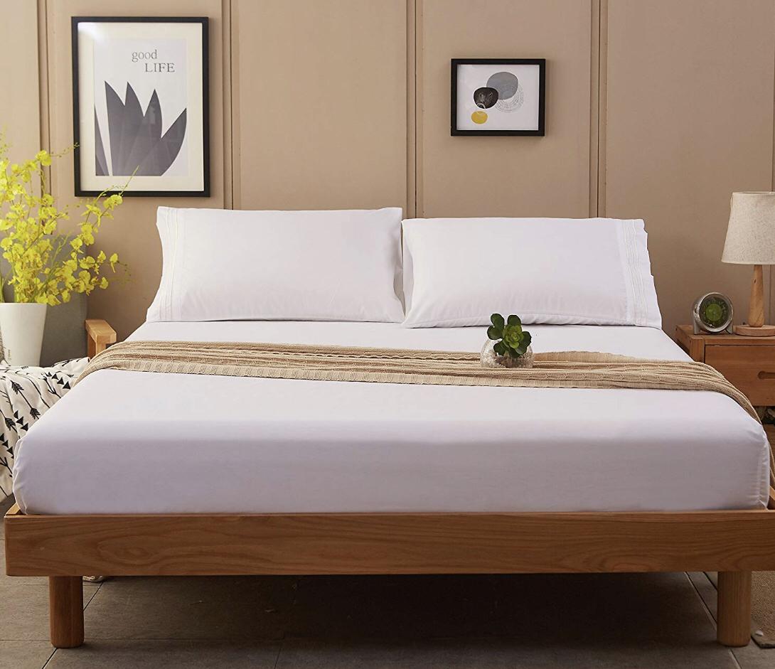 SONORO KATE Bed Sheets Set Sheets Microfiber Super Soft 1800 Thread Count Luxury Egyptian Sheets 16-Inch Deep Pocket Wrinkle Fade and Hypoallergenic - 6 Piece (Queen, Dark Grey)